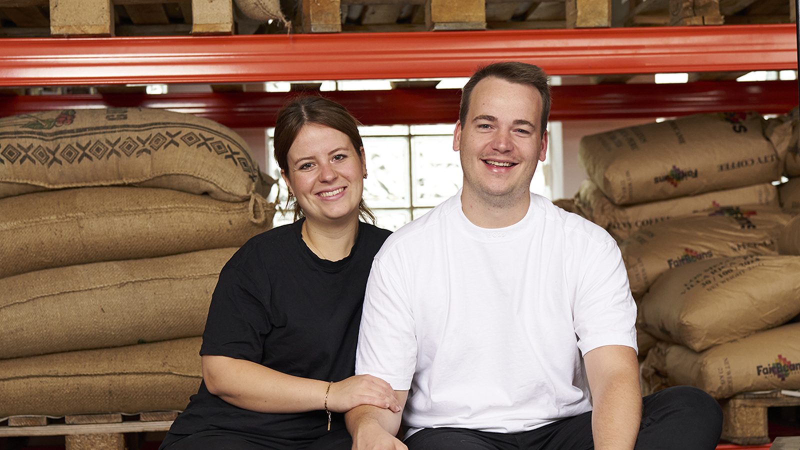 Marius und Chantal in der Röstschmiede Neu-Ulm