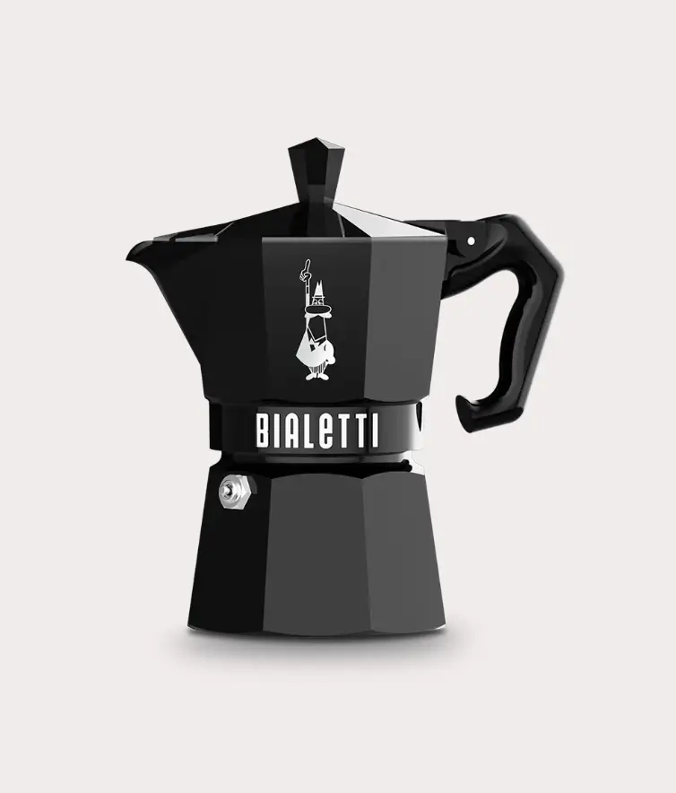 Bialetti Exclusive Schwarz 3 Tassen 