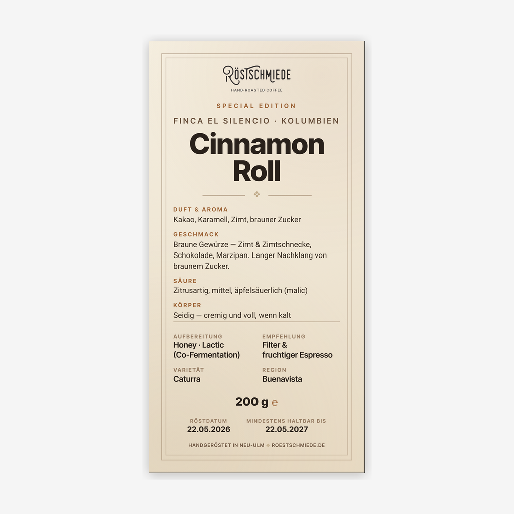 Cinnamon Roll - Kolumbien | Zimt, Schokolade, Marzipan