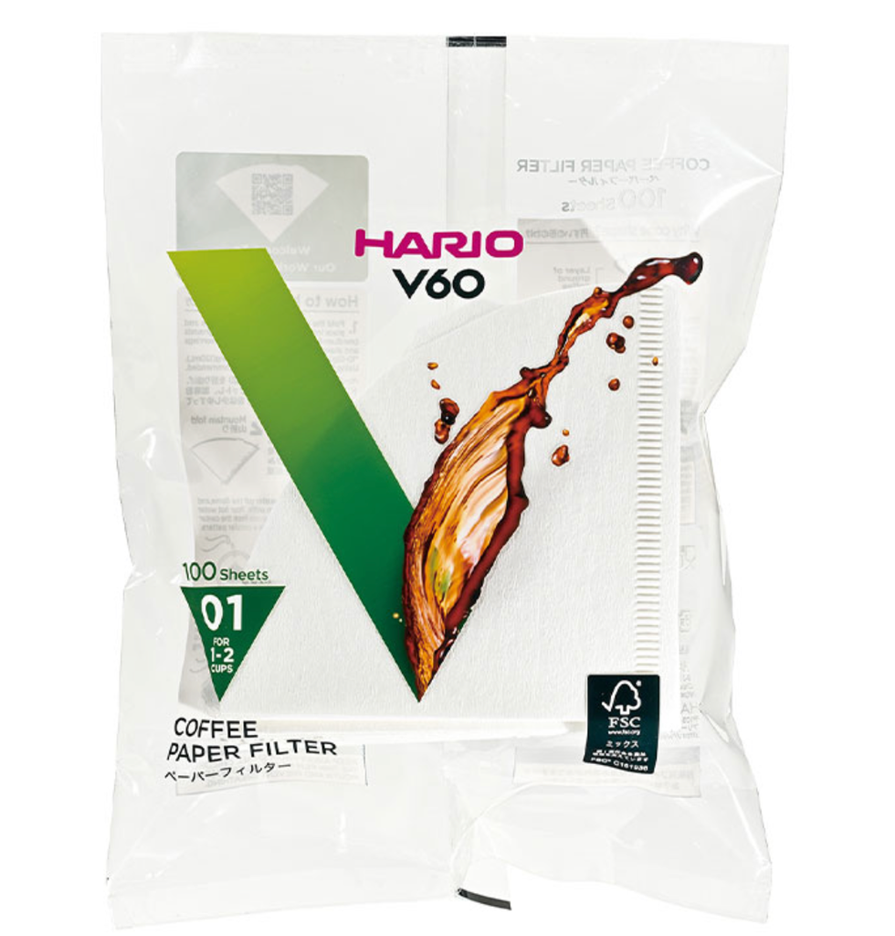 HARIO V60 Coffee Paper Filter white - Japan